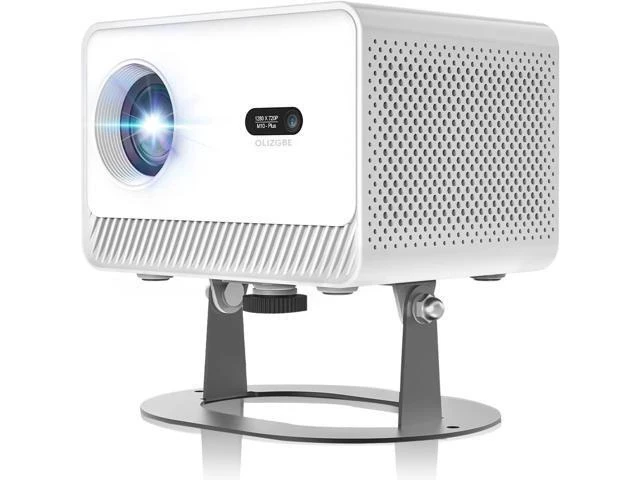 Alt view image 7 of 7 - Mini Projector Support 4K with WiFi and Bluetooth, Built-in APPS & Electric Focus, 300 ANSI & Auto Keystone Portable Projector, 200" Screen Compatible with iPhone/Laptop/TV Stick for Bedroom Outdoor
