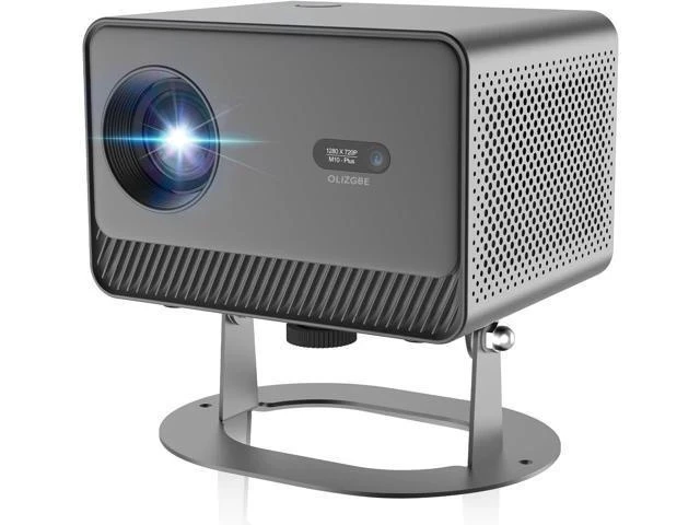 Alt view image 7 of 7 - Mini Projector Support 4K with WiFi and Bluetooth, Built-in APPS & Electric Focus, 300 ANSI & Auto Keystone Portable Projector, 200" Screen Compatible with iPhone/Laptop/TV Stick for Bedroom Outdoor