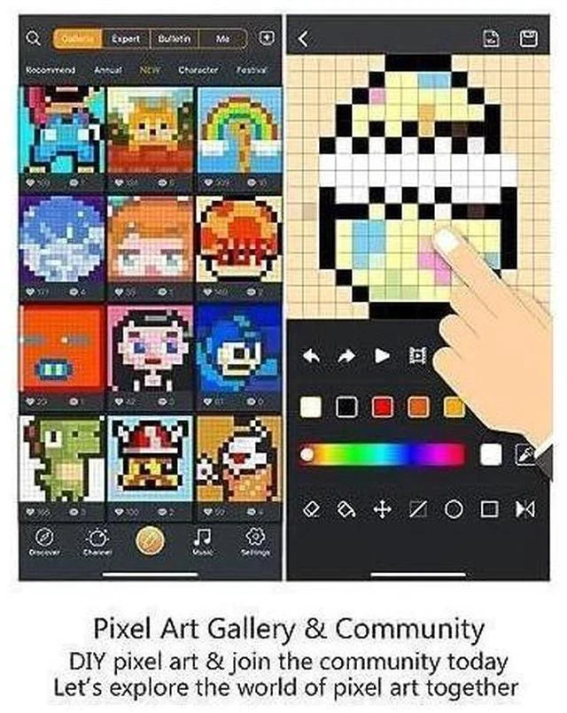 Alt view image 7 of 7 - Divoom Ditoo Retro Pixel Art Game Bluetooth Speaker with 16X16 LED App Controlled Front Screen (Pink)