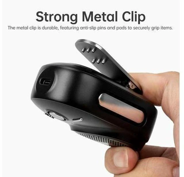 Alt view image 2 of 7 - Divoom Itour-S Portable Mini Wearable Bluetooth Speaker, Big Audio and Punchy Bass,Clip-On Design, IP67 Waterproof and Dustproof,10 Hours Playtime,Speaker for Home Travel Office and Outdoors (Black)