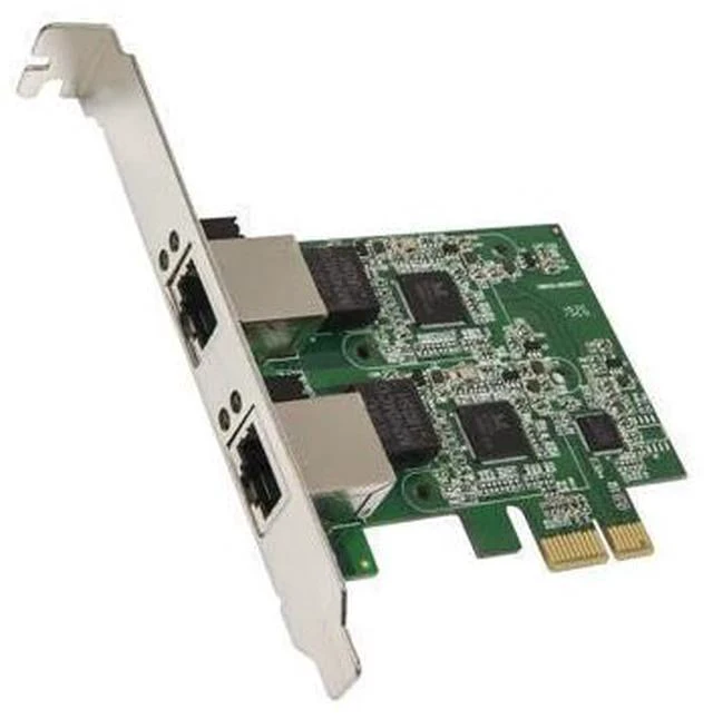 Main image of Syba Dual 2.5 Gigabit Ethernet PCI-E Network Expansion Card RJ45 LAN Adapter Low Profile Bracket SD-PEX24066