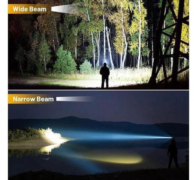 Alt view image 4 of 7 - Rechargeable Flashlights High Lumens 2 Pack 900 000 Lumen Super Bright Flashlight Led Flash Light 7 Modes with COB Work Light IPX6 Waterproof for Outdoor Camping Hiking
