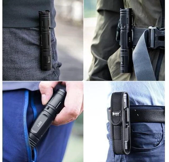 Alt view image 7 of 7 - WUBEN L50 Rechargeable Flashlights, USB tactical flashlights 1200 high lumens, Super Bright IP68 Waterproof LED flashlights, EDC Pocket Flashlights 5 Modes for Emergency, Rescue, Inspection, Hunting