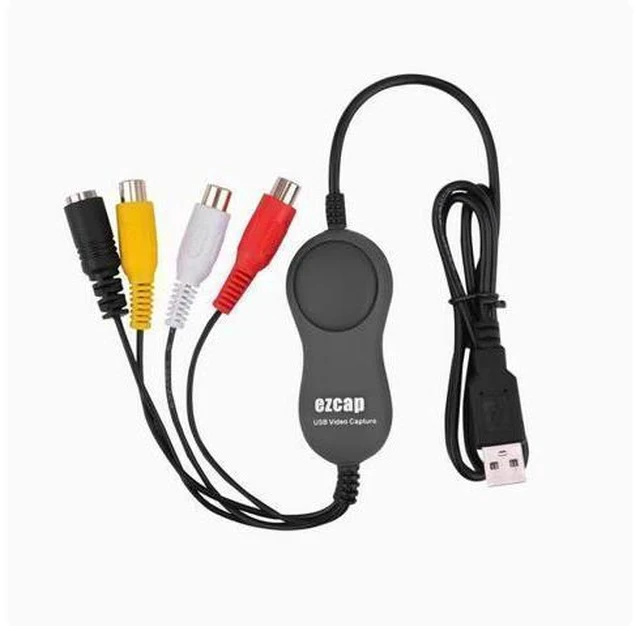 Alt view image 3 of 7 - USB video capture card professional transcription VHS old-fashioned tape DV recorder compatible with Windows 10/8/7/mac