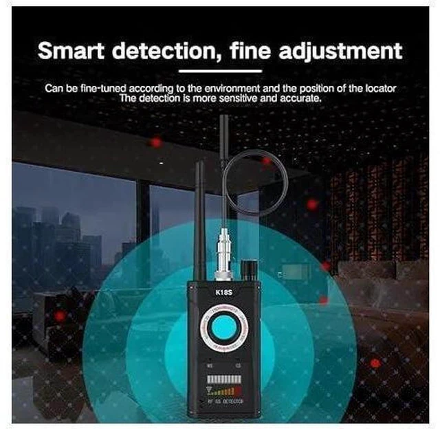 Alt view image 3 of 4 - Hidden Camera Detectors Device Detector,Spy Detector,RF/Bug Signal Scanning/IR Mode Detection/Magnetic Field Detection for GPS Tracker Listening Device Camera Finder to Office, Hotels,Bathroom