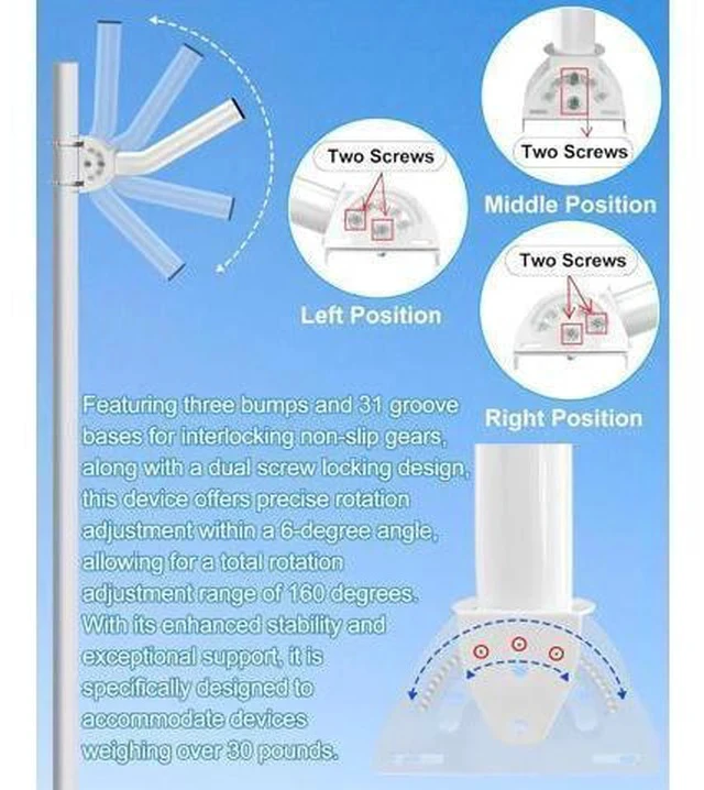 Alt view image 6 of 7 - Universal Antenna Mount,11 Inches J Pole and Wall-Mounted Mounting Bracket for Outdoor Point to Point Access Point CPEs, TV Antennas, Wireless Bridges, Starlink Mini Dish and More