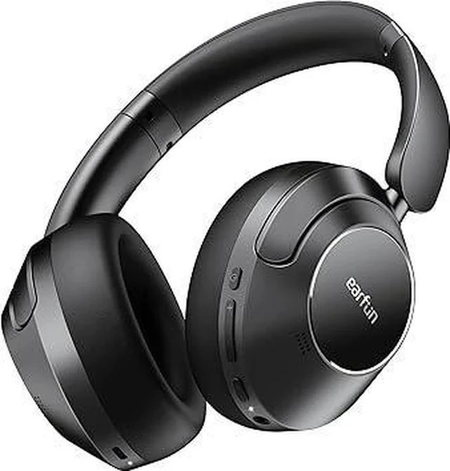 Main image of EarFun Wave Pro Active Noise Canceling Headphones, Wireless Over Ear Bluetooth Headphones, LDAC Hi-Res Sound, 5 Mics AI Clear Call, 80H Playtime, Multipoint Connection, Comfort Fit, Custom EQ via App