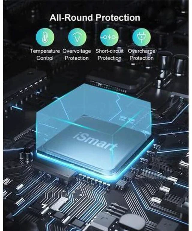 Alt view image 7 of 7 - USB Charger 12-Ports USB Charging Station for Multiple Devices USB Wall Charger Power Hub Strip Smart Plug Charging Dock Block for iPhone Xs/XR,iPad,iPod,Galaxy S9/S8,Laptops and Smart Phones 60W