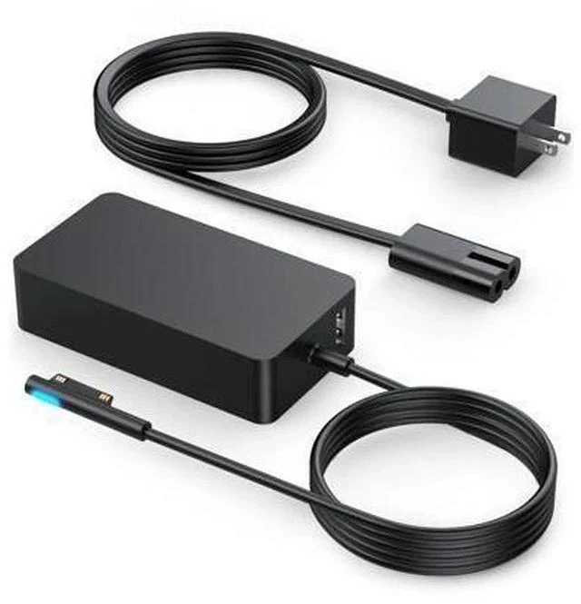 Main image of 102W Surface Book 2 Charger, for Microsoft Surface Laptop Studio, Surface Laptop 3 4 5, Windows Surface Pro/Go, Fast Charge 9.19Ft Super Long Cable with Magnetic Plug & LED