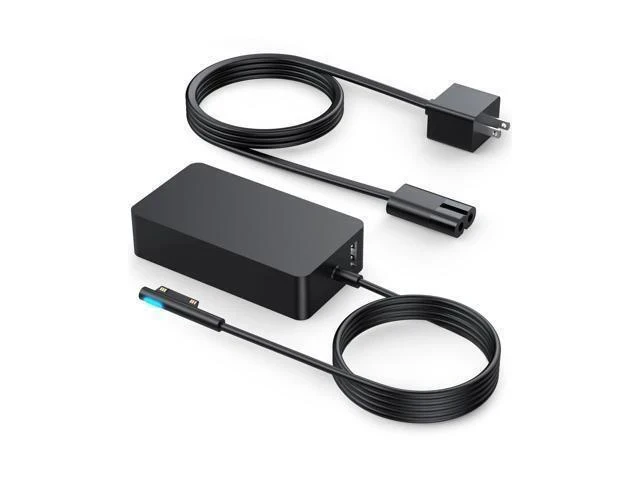 Alt view image 6 of 7 - 102W Surface Book 2 Charger, for Microsoft Surface Laptop Studio, Surface Laptop 3 4 5, Windows Surface Pro/Go, Fast Charge 9.19Ft Super Long Cable with Magnetic Plug & LED