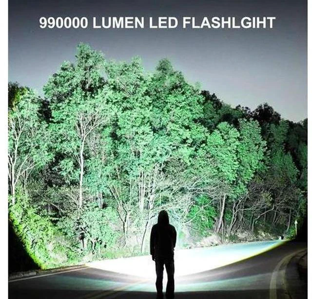 Alt view image 2 of 7 - Rechargeable Flashlights 990 000 High Lumens 2 Pack Led Super Bright Flashlight with 5 Modes & IPX7 Waterproof 15H Running Time High Powered Flash Light for Home Camping Home Emergencies