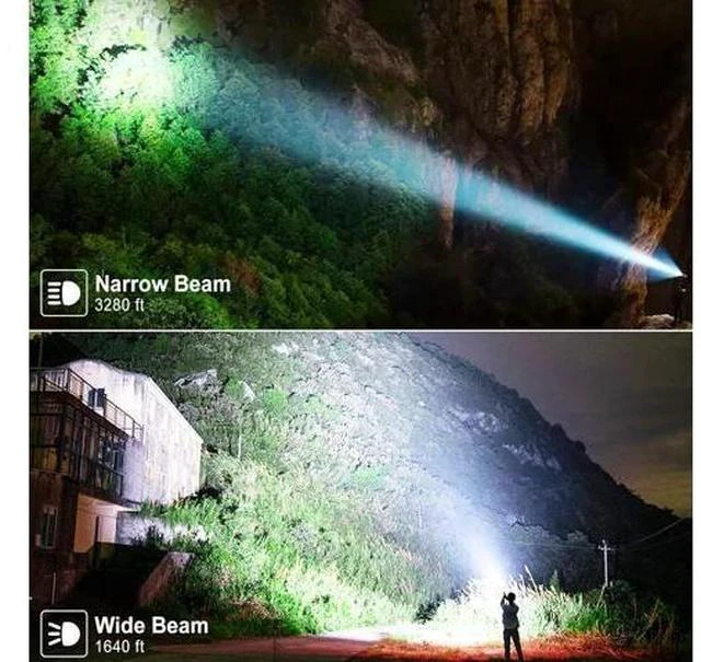 Alt view image 5 of 7 - Rechargeable Flashlights 990 000 High Lumens 2 Pack Led Super Bright Flashlight with 5 Modes & IPX7 Waterproof 15H Running Time High Powered Flash Light for Home Camping Home Emergencies