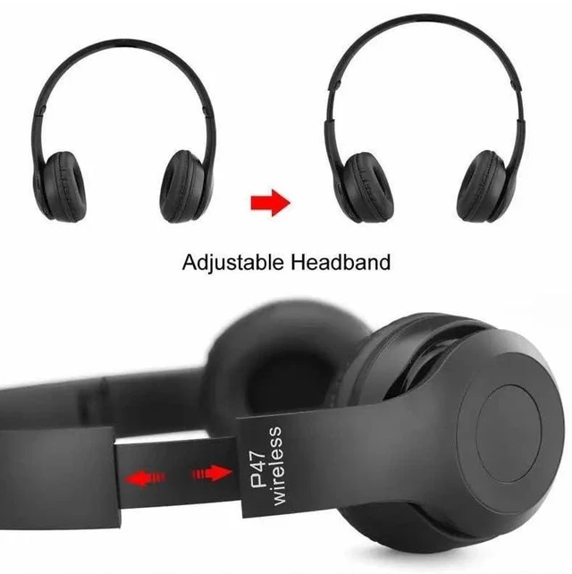 Alt view image 2 of 7 - Hybrid Noise Cancelling Headphones, Wireless Bluetooth, Mic, Deep Bass, Soft Earpads, Fast Charging, Transparent Modes
