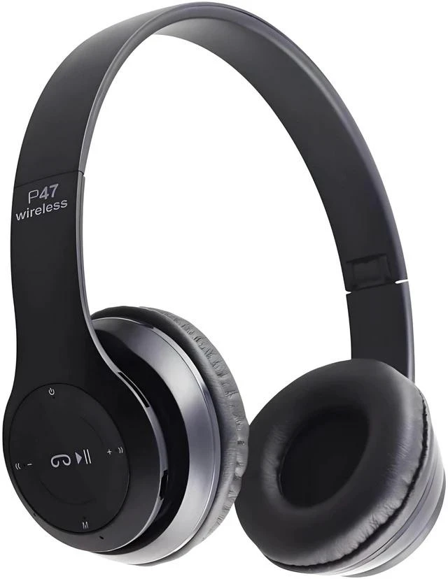 Main image of Hybrid Noise Cancelling Headphones, Wireless Bluetooth, Mic, Deep Bass, Soft Earpads, Fast Charging, Transparent Modes