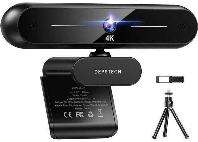 Main image of DEPSTECH 4K Webcam, DW40 Webcam with Microphone Autofocus HD Web Camera with Sony Sensor, Privacy Cover & Tripod, Plug and Play USB 8MP Camera Computer Streaming Webcam for Laptop PC/Video Call/Zoom