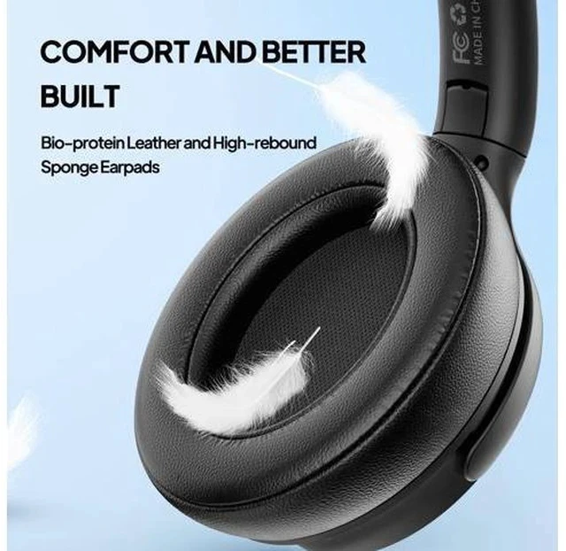 Alt view image 5 of 7 - Wired Over-Ear Headphones with USB C Connector, Hi-Fi Stereo Sound, Noise-Isolating Ear Cups, Comfortable Fit for USB C Devices (No Bag, Black)