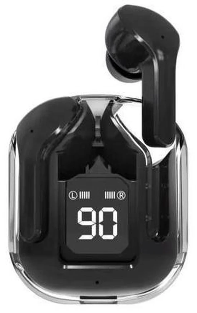 Alt view image 6 of 7 - Air31 TWS Wireless Earphones Transparent in Ear Headset ENC Sports Headphones LED Power Digital Display Stereo Sound Earbuds