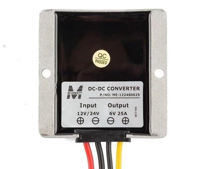 Alt view image 4 of 7 - uxcell Power Converter Regulator DC12V/24V to DC6V 25A 150W Waterproof Voltage Convert Transformer