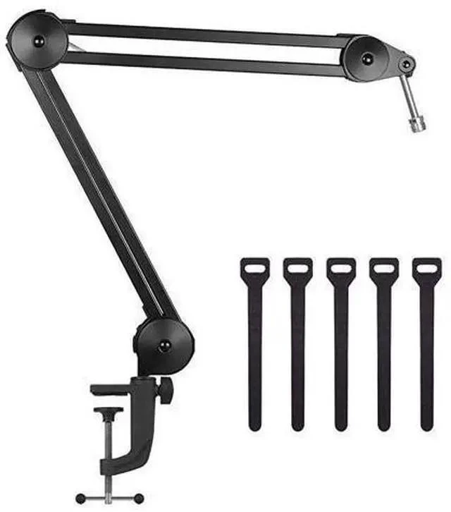 Main image of Microphone Arm Stand Heavy Duty Mic Arm Microphone Stand Suspension Scissor Boom Stands with Mic Clip and Cable Ties for Blue Yeti Snowball and Blue Yeti NanoMedium