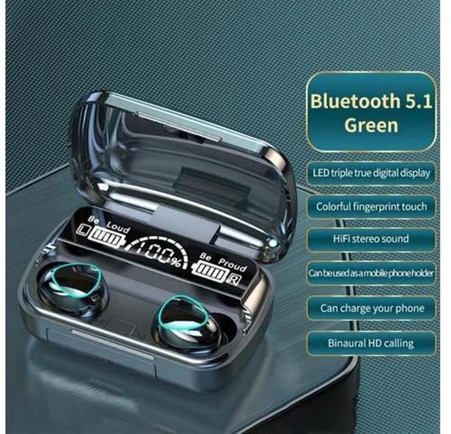 Alt view image 2 of 7 - Wireless Earbuds Bluetooth 5.3 Headphones, Long Playing time , Touch Control Noise Reduction Headphones ,IP7 Waterproof Mini Ear Buds Mic In-Ear Headset ,Compatible with IOS , Android Smartphone