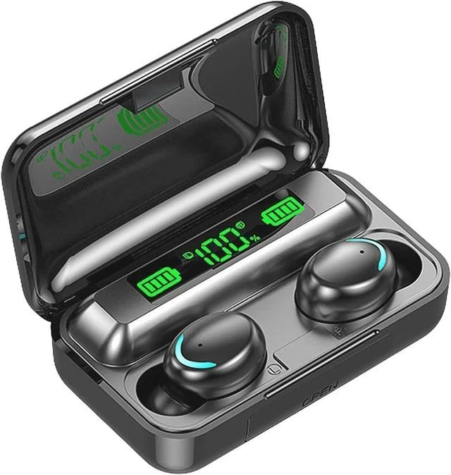 Main image of SOEWIOU Wireless Earphones, Wireless Earbuds, HiFi Stereo, Bluetooth 5.3 Touch Control Noise Rduction Headphones, Mini Eear Buds Mic in-Ear Headphones IP7 Waterproof Led Display for Smartphone