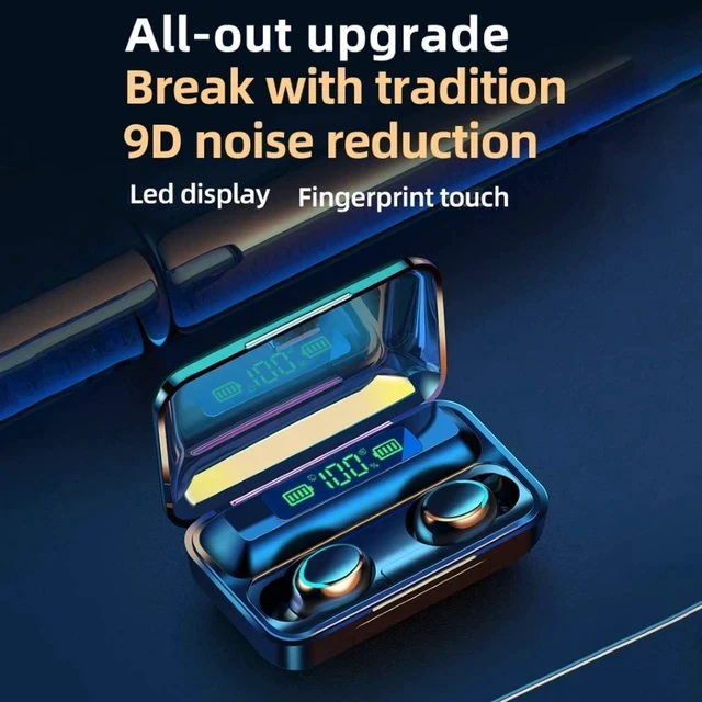 Alt view image 3 of 7 - SOEWIOU Wireless Earphones, Wireless Earbuds, HiFi Stereo, Bluetooth 5.3 Touch Control Noise Rduction Headphones, Mini Eear Buds Mic in-Ear Headphones IP7 Waterproof Led Display for Smartphone