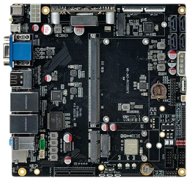 Alt view image 2 of 2 - ITX-3588J Mini-ITX 8K AI Mainboard 16GB RAM 128GB EMMC HDMI2.1 DP POE Power Android 12 Ubuntu