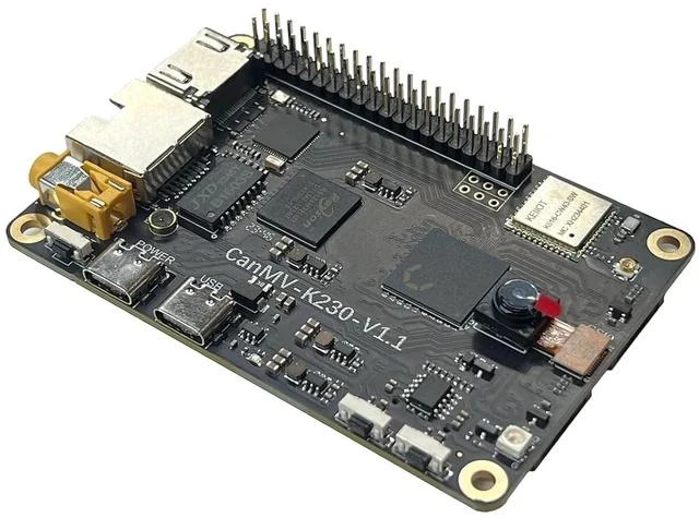 Main image of CanMV-K230 AI Development Board - Kendryte K230 RISC-V 64-512MB RAM 3X 4K Camera Inputs - Support RVV1.0 for AI Edge AIoT (Dev Kit A (with 16GB TF Card))