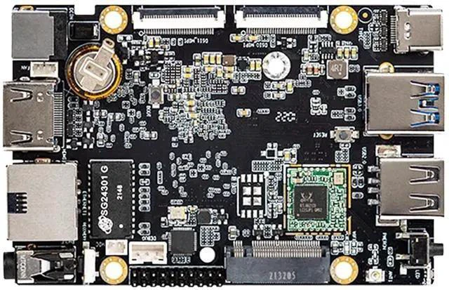 Main image of ROC-RK3588S-PC 8K AI Development Mainboard with HDMI 2.1 MIPI-DSI x2 DP1.4 MIPI-DSI M.2 PCIe 2.0 Support Four Screen Display Multiple Systems for Edge Computing AI VR AR