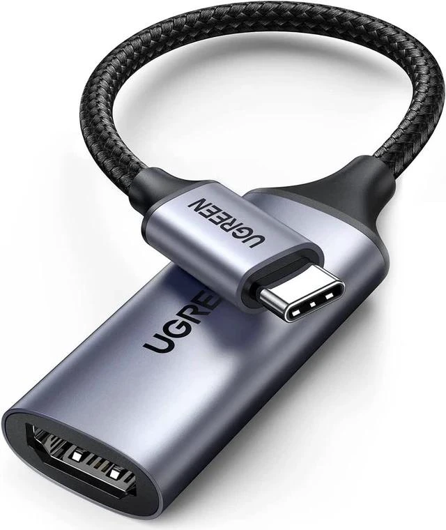 Main image of USB C to HDMI Adapter Cable 4K@60Hz Aluminum Type C Thunderbolt 4/3 Converter Male to Female Compatible with iPhone 17/16 Pro Max iPad mini Air MacBook Pro Galaxy S25Ultra iMac XPS 17