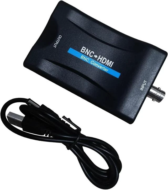 Alt view image 6 of 7 - Coax to Hdmi Adapter BNC to HDMI Converter CVBS PAL/NTSC BNC to HDMI 720P/1080P Video Adapter HDCP Hook Security Camera CCTV DVRs Surveillance CVR to HDTV Monitor and Projectors