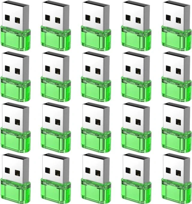 Main image of USB C to USB A Adapter 20 Packs Type C Female to USB Male Converter Power Charger or OTG Function Adapter Compatible for MagSafe Watch Series/SE/Ultra 2 iPhone 15/16 Plus Pro Max
