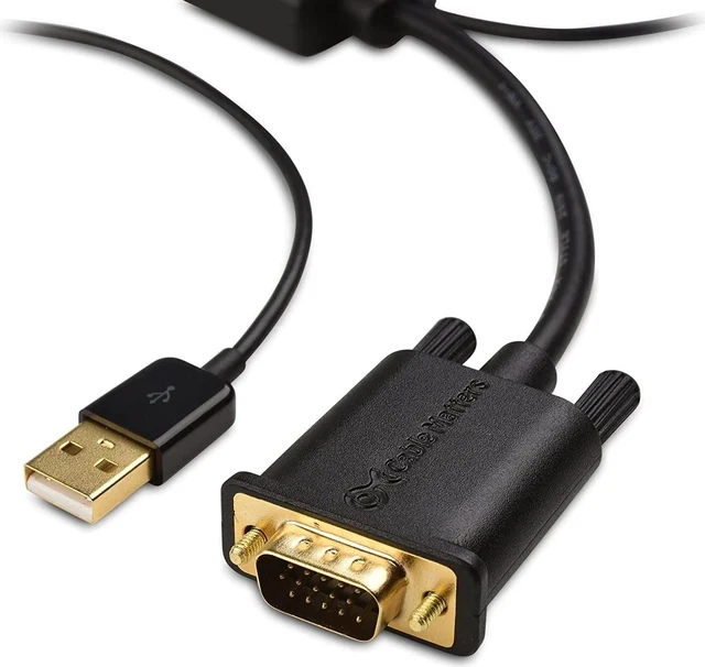 Alt view image 4 of 4 - VGA to HDMI Adapter for Monitor and TV (VGA to HDMI Converter) with Audio Support