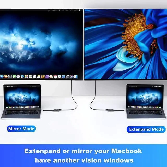Alt view image 3 of 6 - USB C to HDMI Multiport Adapter Type-C Hub Thunderbolt 3 to HDMI 4K Output USB 3.0 Port and USB-C Charging Port Digital AV Adapter for MacBook Pro/air Galaxy S8/S9