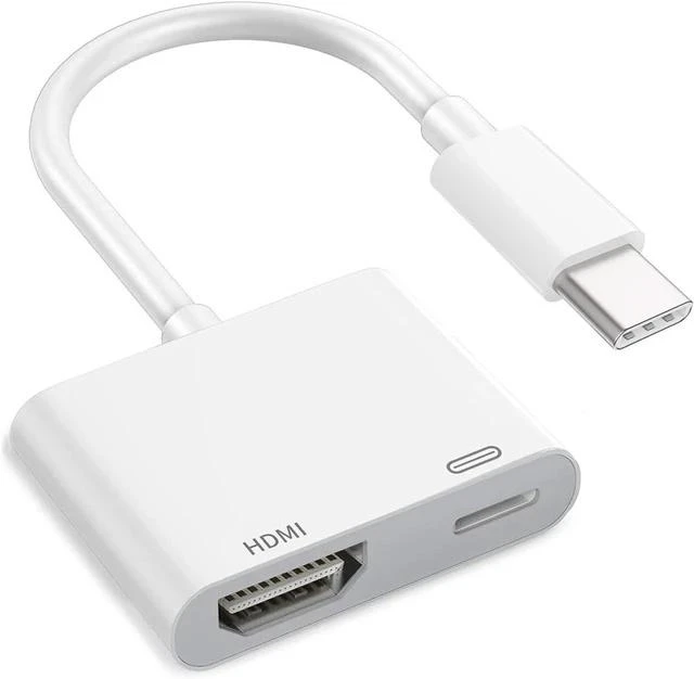 Main image of USB-C to HDMI Adapter 4K@120Hz for iPhone 15 16 17 to TV MFi Certified Type-C to HDMI 2.3 Dongle Cord with 100W Fast Charging Port for MacBook Pro/Air iPad Pro iMac Galaxy S25/S24 and More
