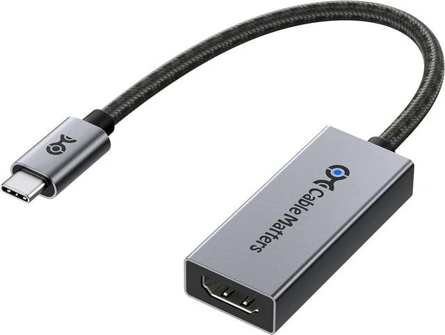 Main image of 48Gbps Unidirectional USB C to HDMI 2.1 Adapter for macOS Supports 8K@60Hz / 4K@240Hz HDR Thunderbolt 5 to HDMI Adapter Compatible with Thunderbolt 5 Laptops