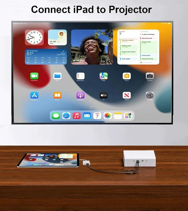 Alt view image 3 of 7 - USB-C to HDMI Adapter 4K@60Hz for iPhone 15 16 MacBook Pro Air iPad Pro MFi Certified Type-C Digital AV HDMI 2.0 Cord Compatible with Galaxy S25 Nintendo Switch Pixelbook XPS