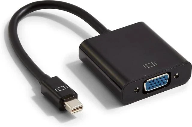 Main image of Staples 0.5-ft Mini DisplayPort/VGA Audio/Video Adapter Black (NX29744)