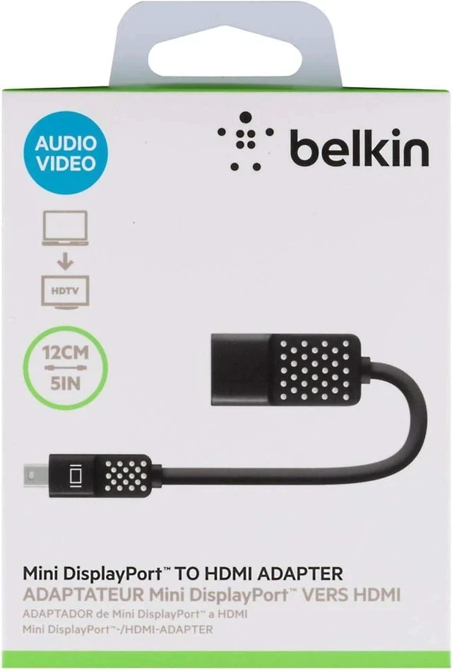 Alt view image 4 of 4 - F2CD079BT Mini Displayport to Hdmi Adapter 2 in Black