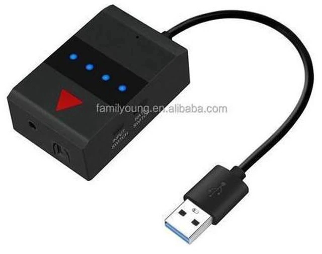 Alt view image 4 of 7 - TX12S Low Latency Stereo Audio Blue-tooth Transmitter Optical SPDIF 3.5mm for Headphone TV Speaker Wireless Transmitter Adapter