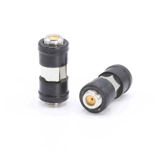 Alt view image 4 of 5 - Weather Sealed Cable Extension Coupler - Pack of 10 - Cable Extension Adapter (Barrel Splice - Coupler) - Connects Two Coaxial Video Cables (Female to Female Connector) 3GHz Rated