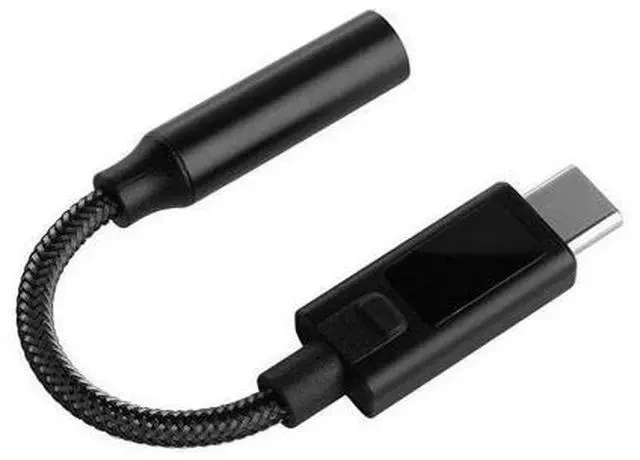Alt view image 3 of 6 - Type-C 3.5mm Adapter for Laptop Mobile Phone Professional Grade Sound Adjustment Function Portable Digital Decoding Headphone