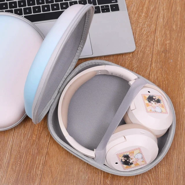 Alt view image 3 of 7 - SOEWIOU Portable Bluetooth Headset Box Headset EVA Scratch-Proof Protection Box for Sony Edifier W820NB,Colorful