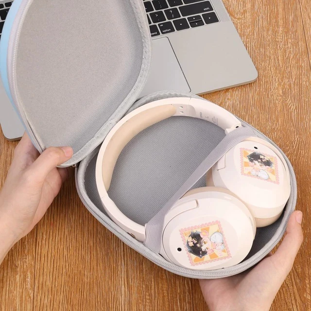Alt view image 4 of 7 - SOEWIOU Portable Bluetooth Headset Box Headset EVA Scratch-Proof Protection Box for Sony Edifier W820NB,Colorful