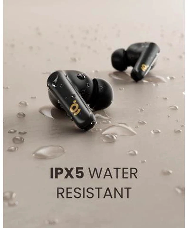 Alt view image 6 of 7 - Wireless in-Ear Earbuds with 4 Mics ENC Call-Enhancing Rophones 40H Playtime Bluetooth 5.4 IPX5 Waterproof True Wireless Earbuds for Laptops Tablets Smartphones and Gym Workouts Black