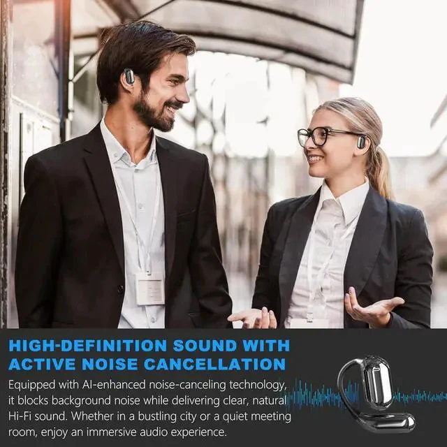 Alt view image 7 of 7 - AI Real-Time Translation Earbuds,Wireless Earbuds,144 Languages Ear Buds,Two-Way Translator Earbuds, Ear pods Wireless,HD Sound Bluetooth Translating Earbuds for Travel, Business,Learning (Blue B)