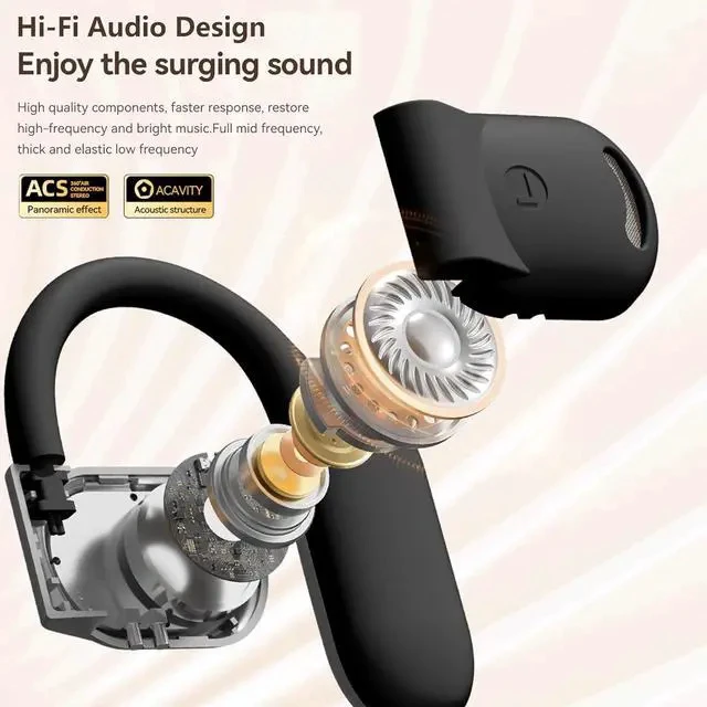 Alt view image 4 of 7 - Ai Translation Earbuds Real Time, Wireless Bluetooth Ear Buds Translator, Language Translating Headphones,HiFi Sound,144 Languages for Travel, Business, Music,Learning-Glossy Black