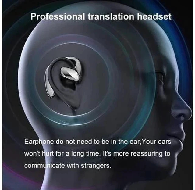 Alt view image 7 of 7 - Flegobey Translator Earbuds,Flegobey Ear Buds,Wireless Bluetooth 3in1 Language Translator Earbuds Real Time Translation Device for iOS and Android 144 Languages and Accents (Black)