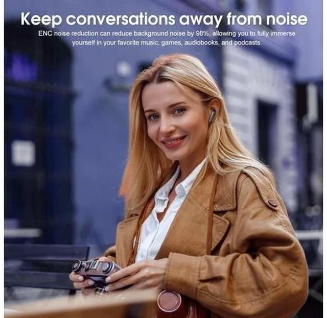 Alt view image 7 of 7 - AI Language Translation Earbuds, 3-in-1 Translation Earbuds Real Time with 4 Translation Modes, 135 Language Bluetooth 5.4 Translator Ear Buds, Device for Travel/Business/Leaning, Black