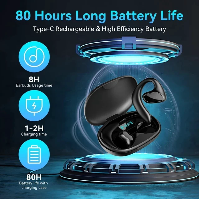Alt view image 5 of 6 - AI Language Translator Earbuds,2025 Translation Earbuds Real time,150 Languages Bluetooth Translator Device and Accents 9 Offline Language Translation, Translation Device for Travel Business-Black
